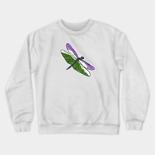 Genderqueer Dragonfly Crewneck Sweatshirt